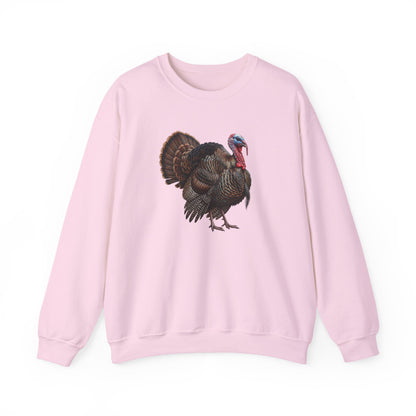 Thanksgiving Turkey Sweatshirt | Wild Turkey Bird Art Crewneck | Cozy Fall Apparel