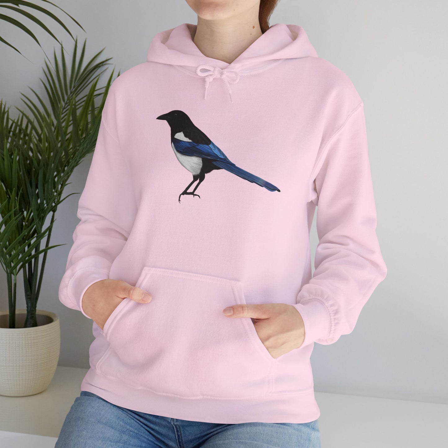 Magpie Bird Birdwatching Birder Hoodie