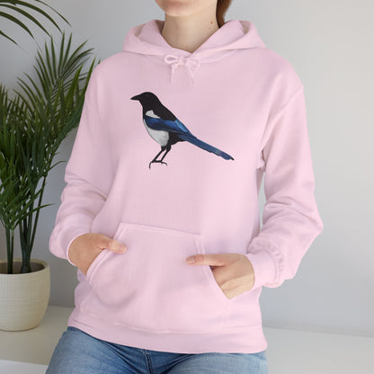 Magpie Bird Birdwatching Birder Hoodie