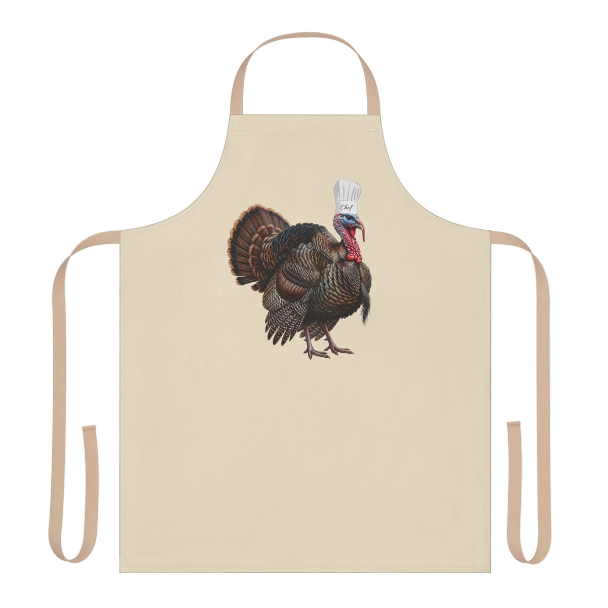 Funny Thanksgiving Turkey Apron | Chef Hat Wild Turkey | Fall Baking & Cooking Gift