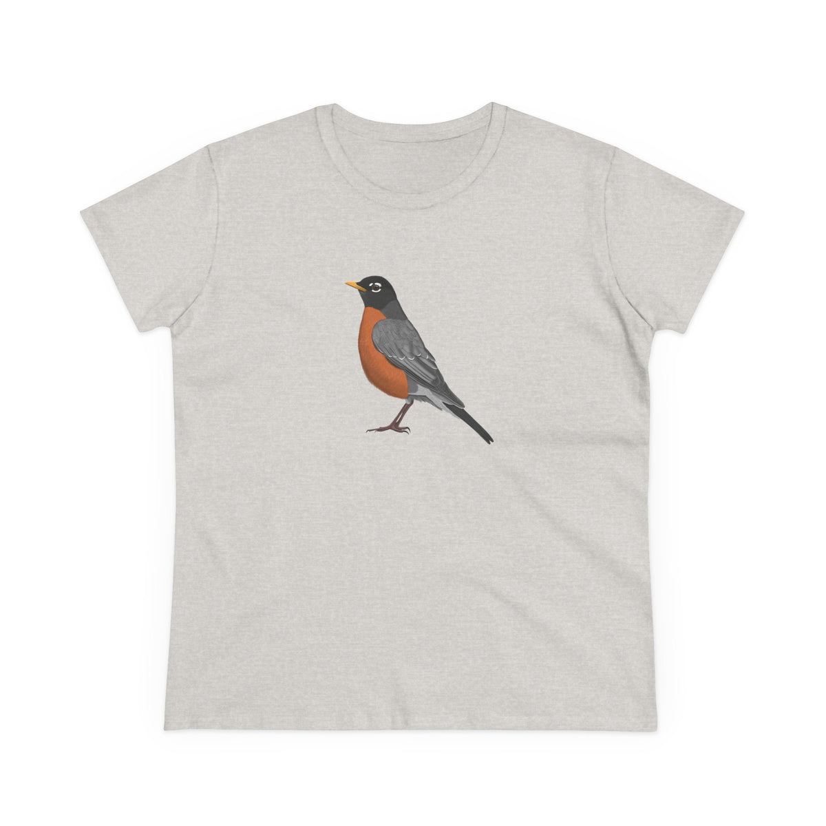 American Robin Women's T-Shirt in Navy