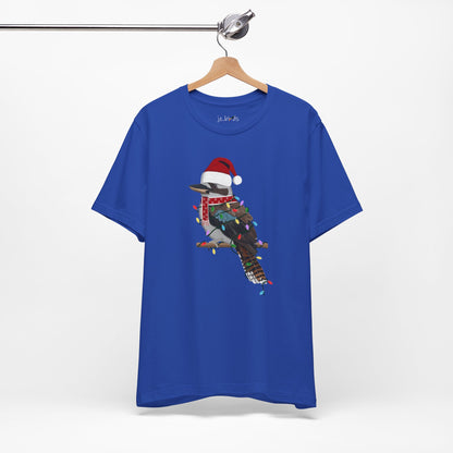 Kookaburra with Fairy Lights Christmas Bird T-Shirt