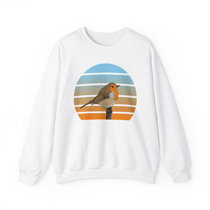 European Robin Birdlover Ornithologist Bird Sweatshirt