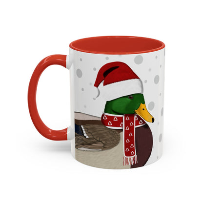 Mallard Christmas Bird Coffee Mug