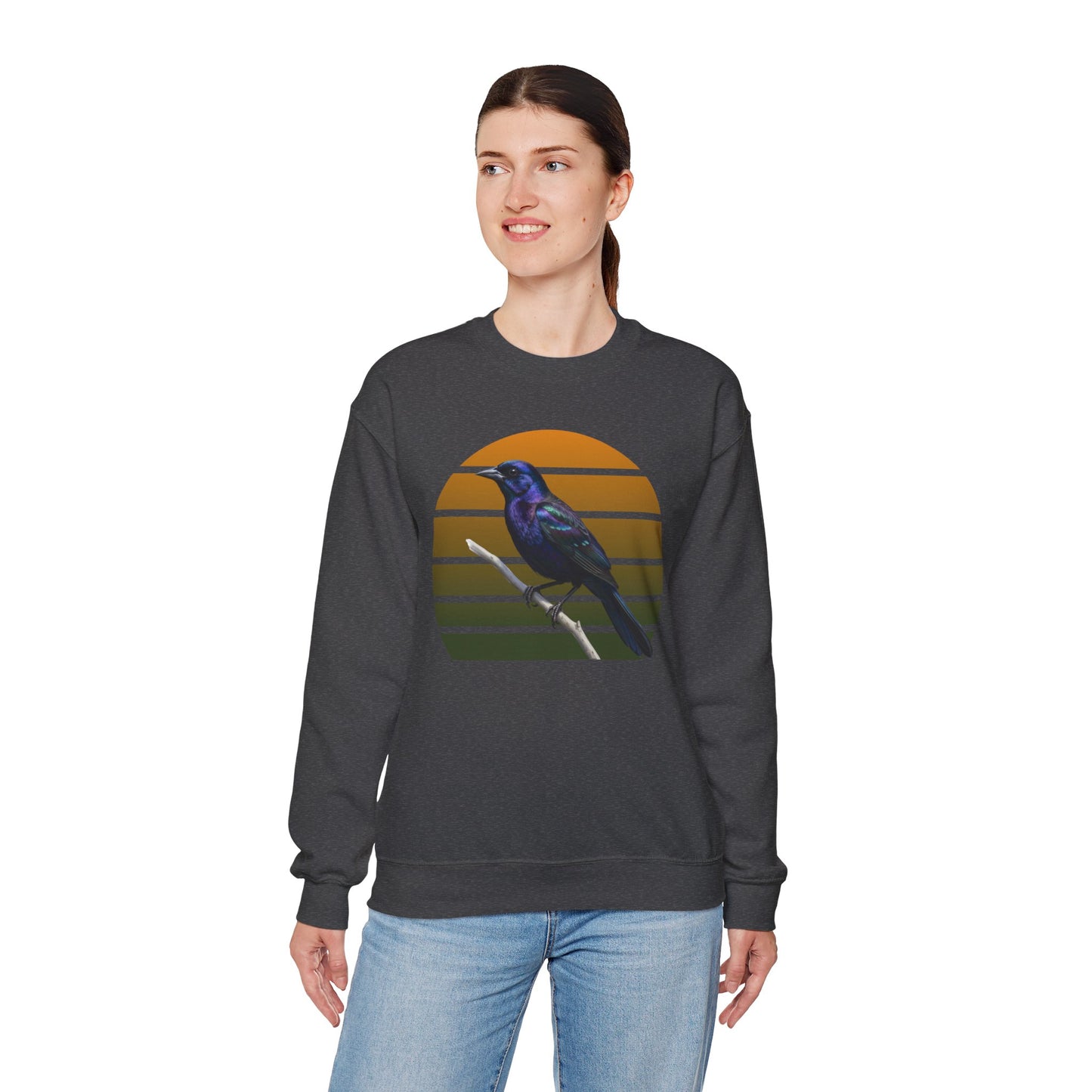 Grackle Sweatshirt | Common Grackle Birder Gift | Great-Tailed Bird Lover Crewneck