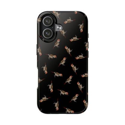Northern Flicker iPhone Case Black – Premium Tough Phone Cover for Bird Lovers