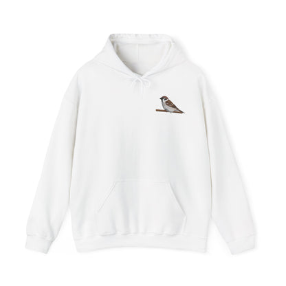Feldsperling Hoodie - Vogel Kapuzenpullover für Vogelbeobachter & Naturliebhaber mit Vogelmotiv