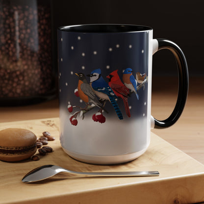 Backyard Birds Coffee Mug | Ceramic Christmas Gift for Bird Lovers