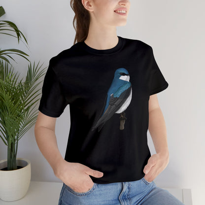 Tree Swallow Bird Tee - jz.birds