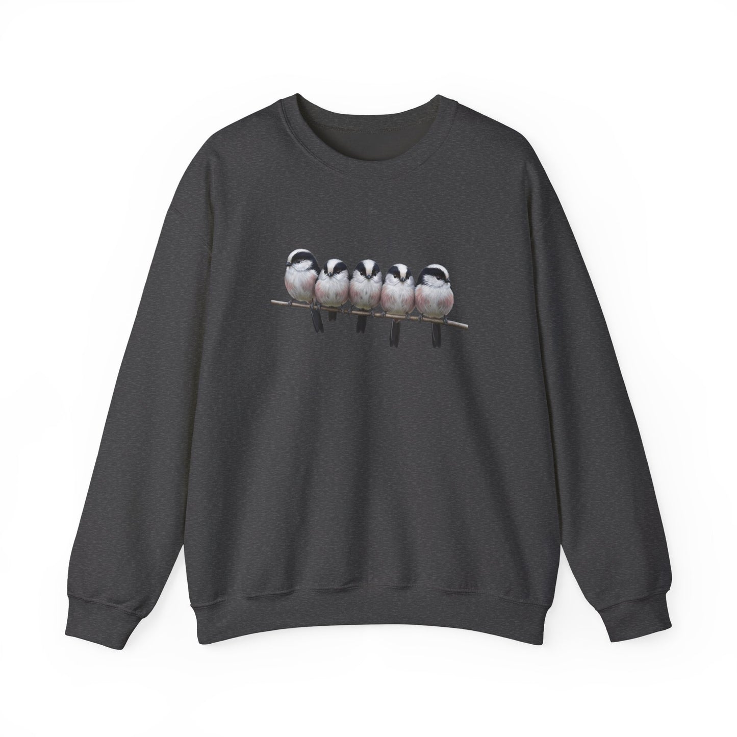 Long Tailed Titmouse Sweatshirt | Bird Watcher Crewneck | Unisex Songbird Gift for Bird Lovers