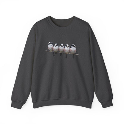 Long Tailed Titmouse Sweatshirt | Bird Watcher Crewneck | Unisex Songbird Gift for Bird Lovers