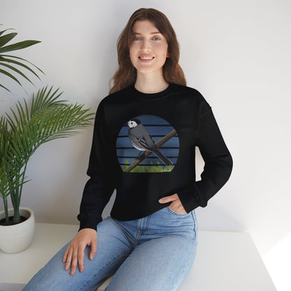 White Wagtail Birdlover Ornithologist Bird Sweatshirt