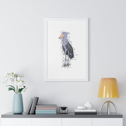 Shoebill Bird Framed Poster