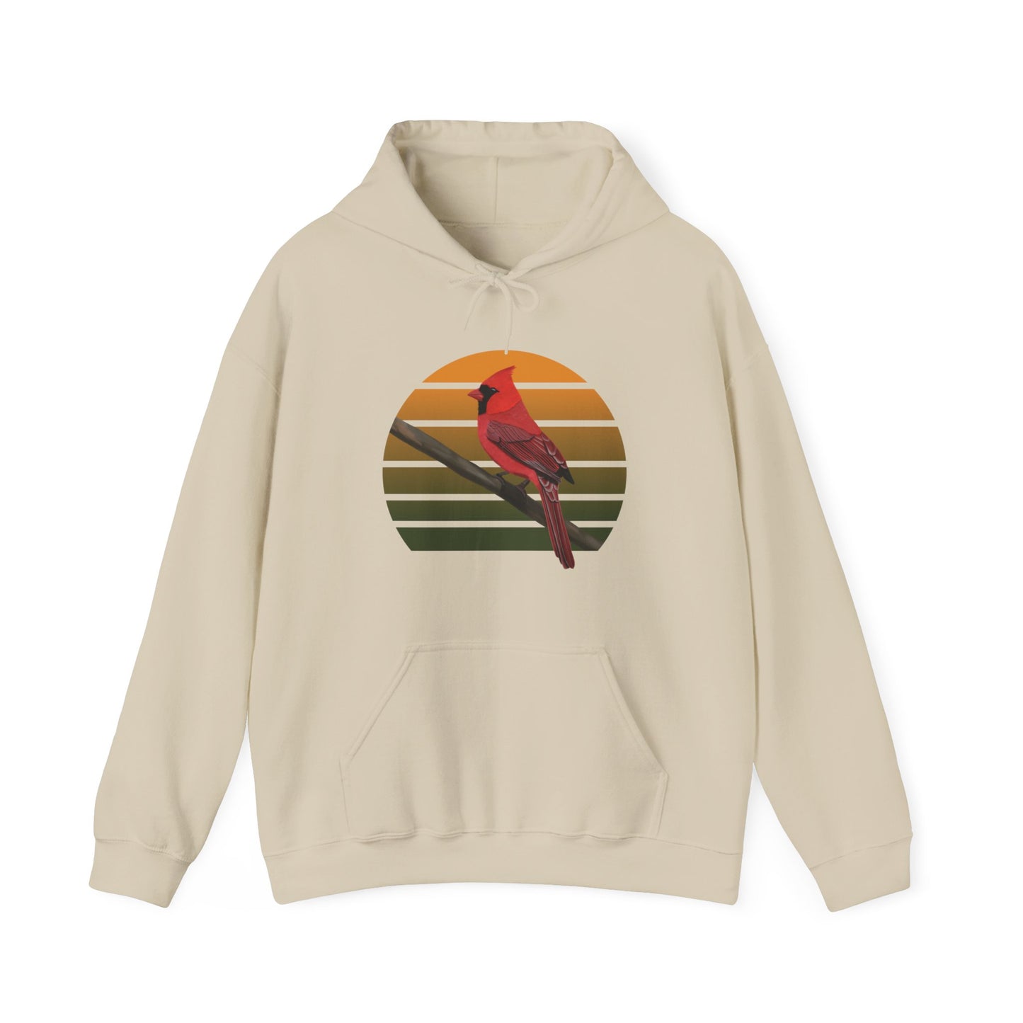 Cardinal Bird Hoodie