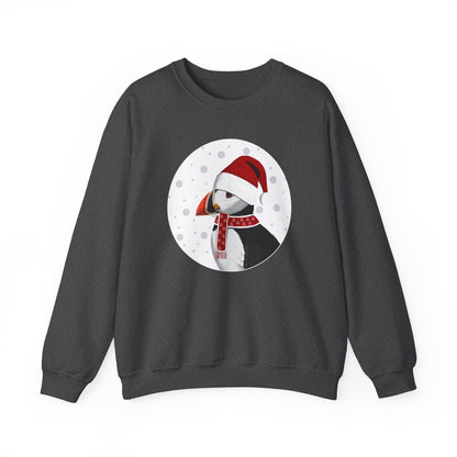 Puffin Santa Claus Christmas Birdwatcher Biologist Bird Sweatshirt