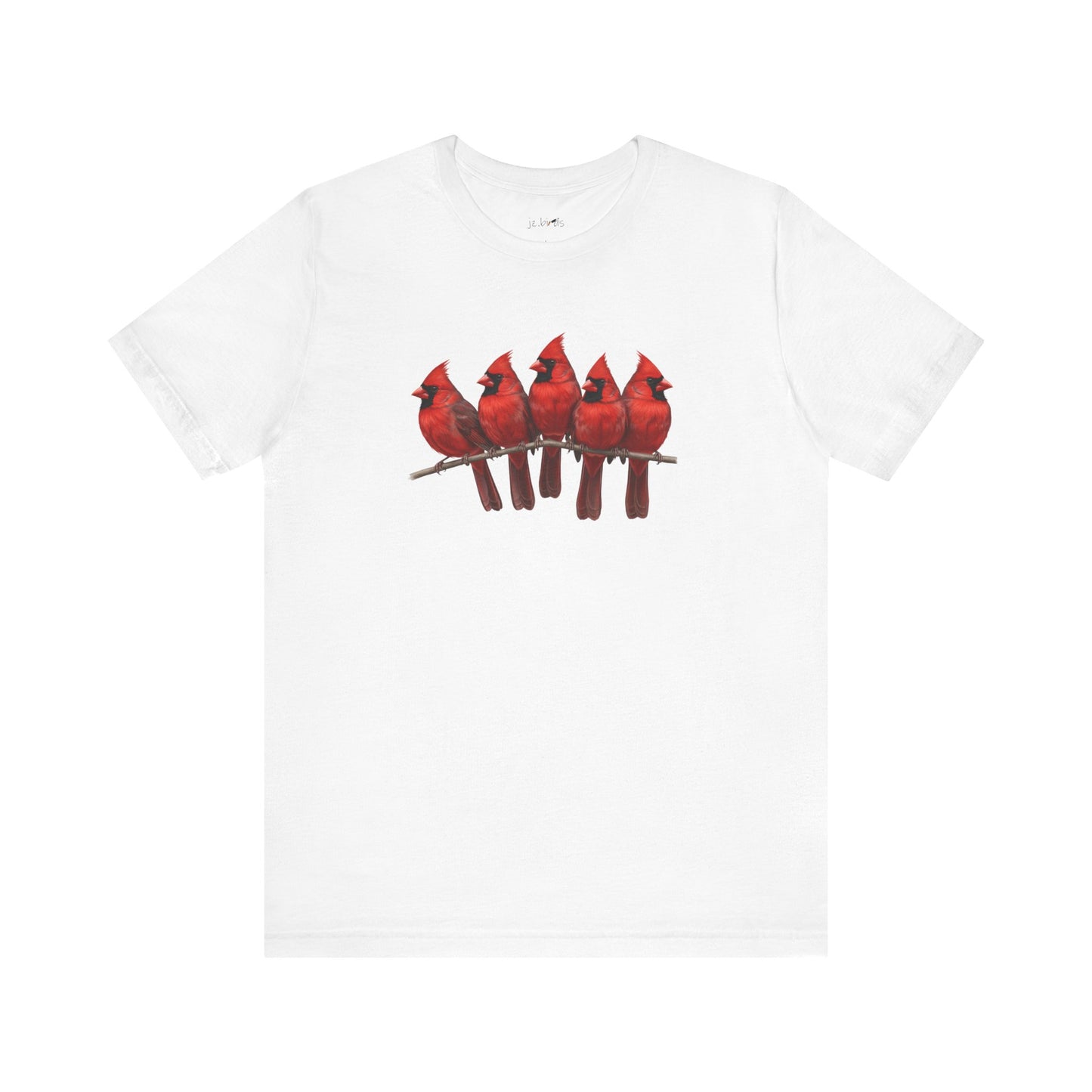 Cardinals T-Shirt | Unisex Retail Fit Bird Lover Tee | Wildlife Birder Gift