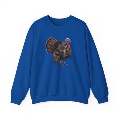 Thanksgiving Turkey Sweatshirt | Wild Turkey Bird Art Crewneck | Cozy Fall Apparel