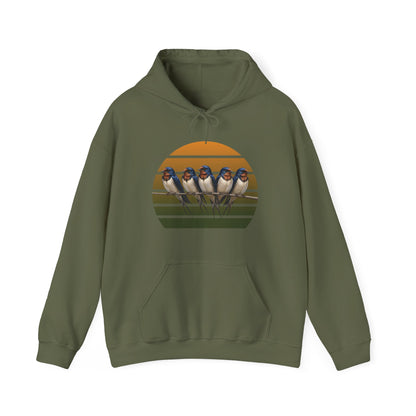 Barn Swallow Hoodie Bird Lover & Bird Watcher | Unisex Sweater | Gift for Bird Lovers