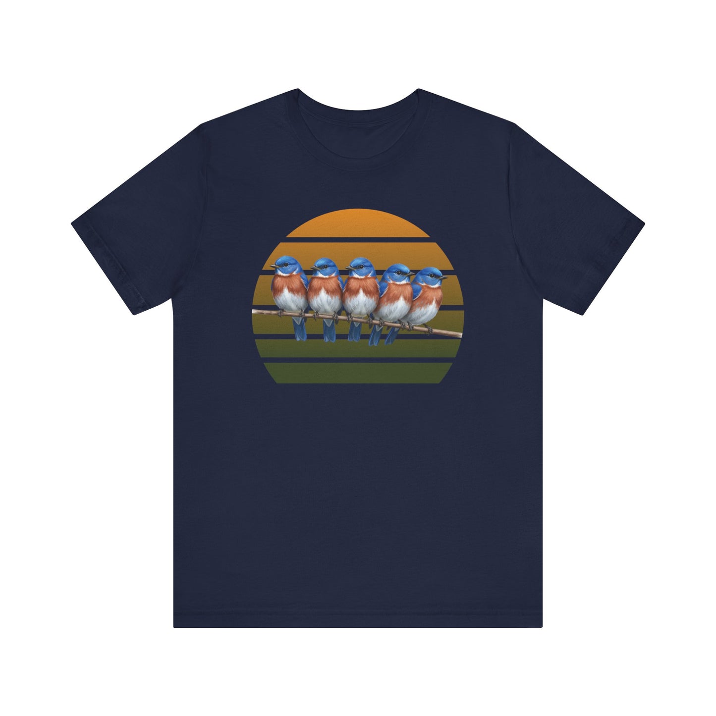 Bluebird Premium T-Shirt | Unique Birdwatcher & Birder Gift by jz.birds