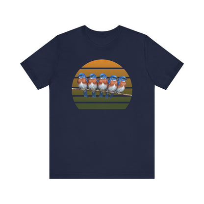 Bluebird Premium T-Shirt | Unique Birdwatcher & Birder Gift by jz.birds