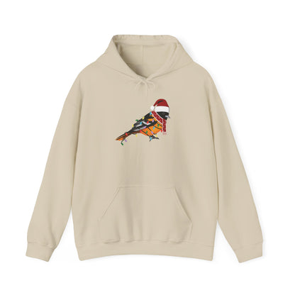 Baltimore Oriole with Fairy Lights Christmas Bird Hoodie