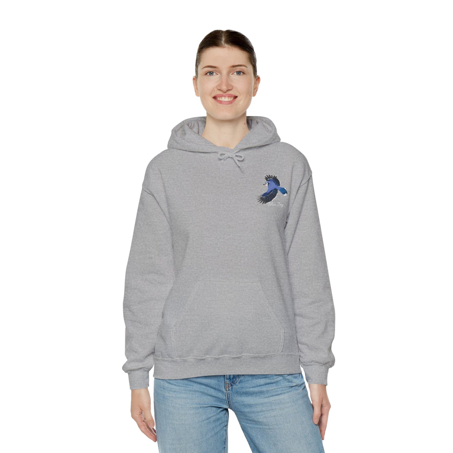 Blue Jay Birding Birdwatching Bird Hoodie