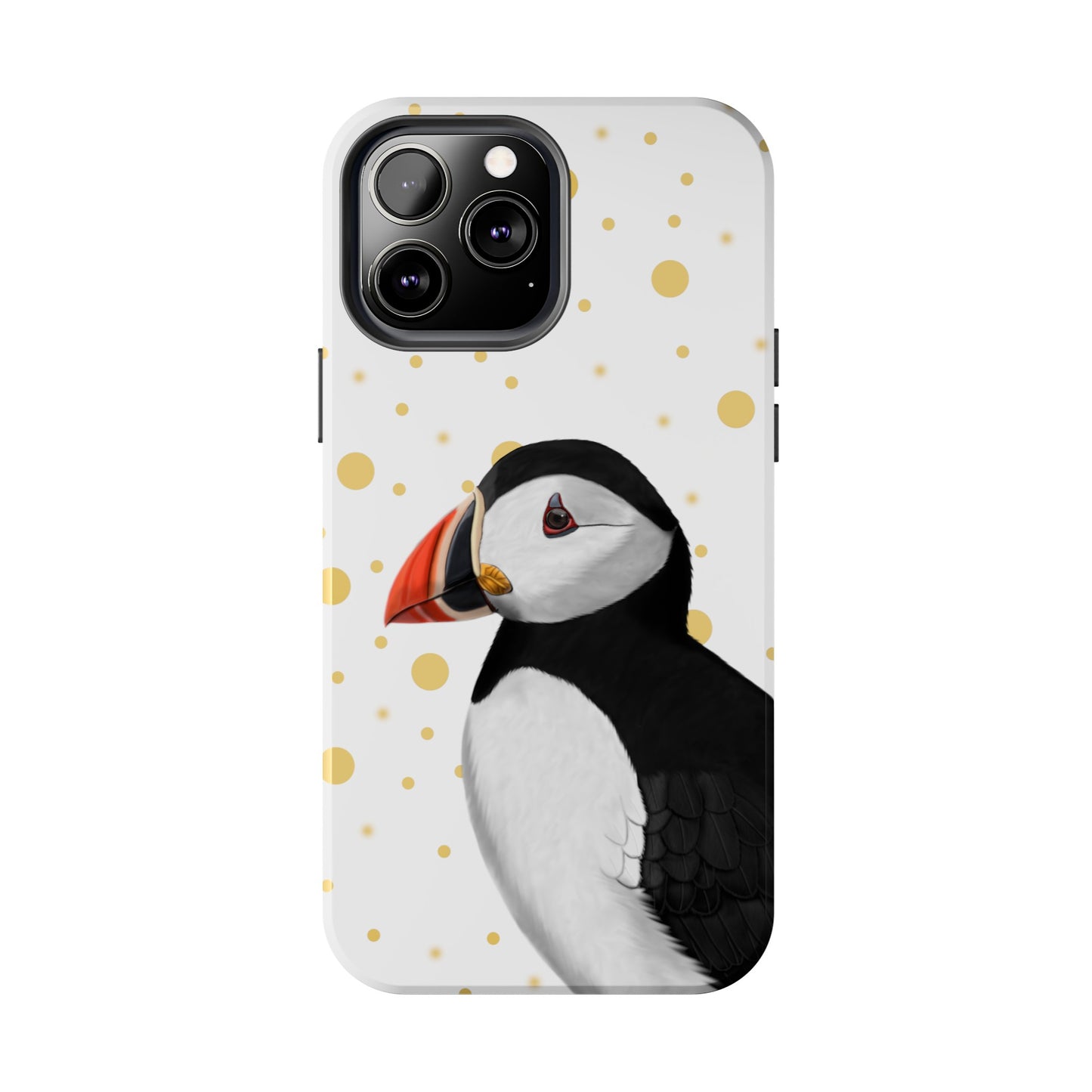 Puffin Bird Art Tough Phone Case White