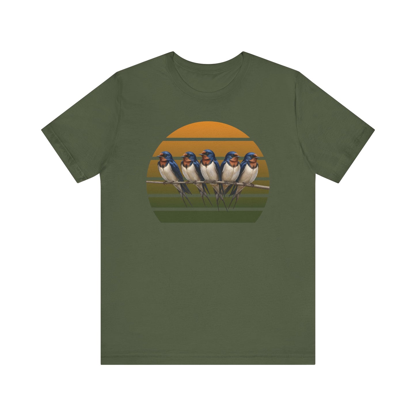 Barn Swallow Premium T-Shirt | Unique Birdwatcher & Birder Gift by jz.birds