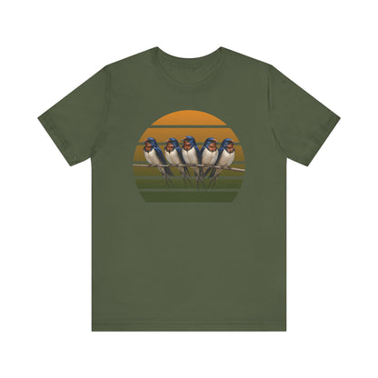 Barn Swallow Premium T-Shirt | Unique Birdwatcher & Birder Gift by jz.birds