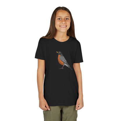 American Robin Birding & Birdwatching Bird Youth T-Shirt