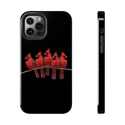 Cardinal Dual-Layer iPhone Case with Bird Art – The Perfect Gift for Ornithologists & Bird Lovers