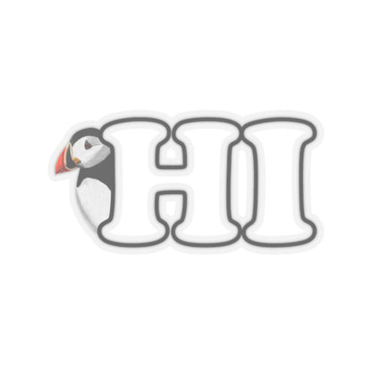 Puffin Hi Bird Kiss-Cut Sticker