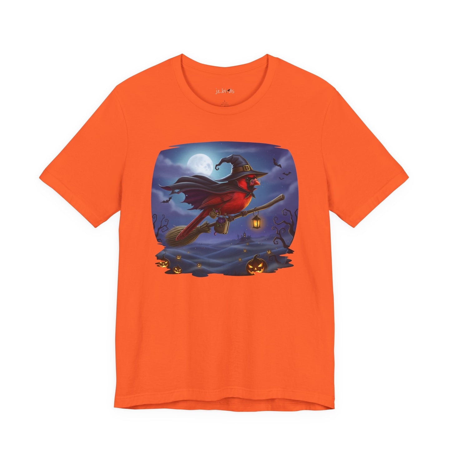 Cardinal Halloween Bird T-Shirt - Spooky Halloween Costume for Bird Lovers