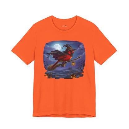Cardinal Halloween Bird T-Shirt - Spooky Halloween Costume for Bird Lovers