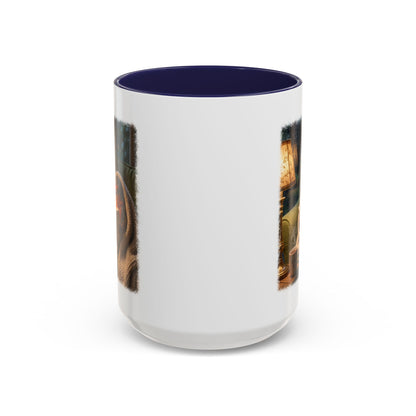 Robin Rosi Reading a Book Mug for Bird Lovers