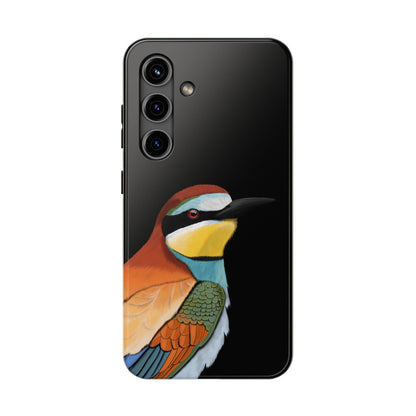 Bee Eater Bird Art Tough Phone Case Black