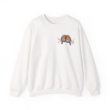 Robin Sweatshirt on Animal Lover Gift background