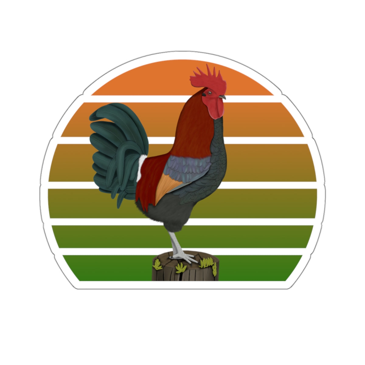 Rooster Bird Sticker