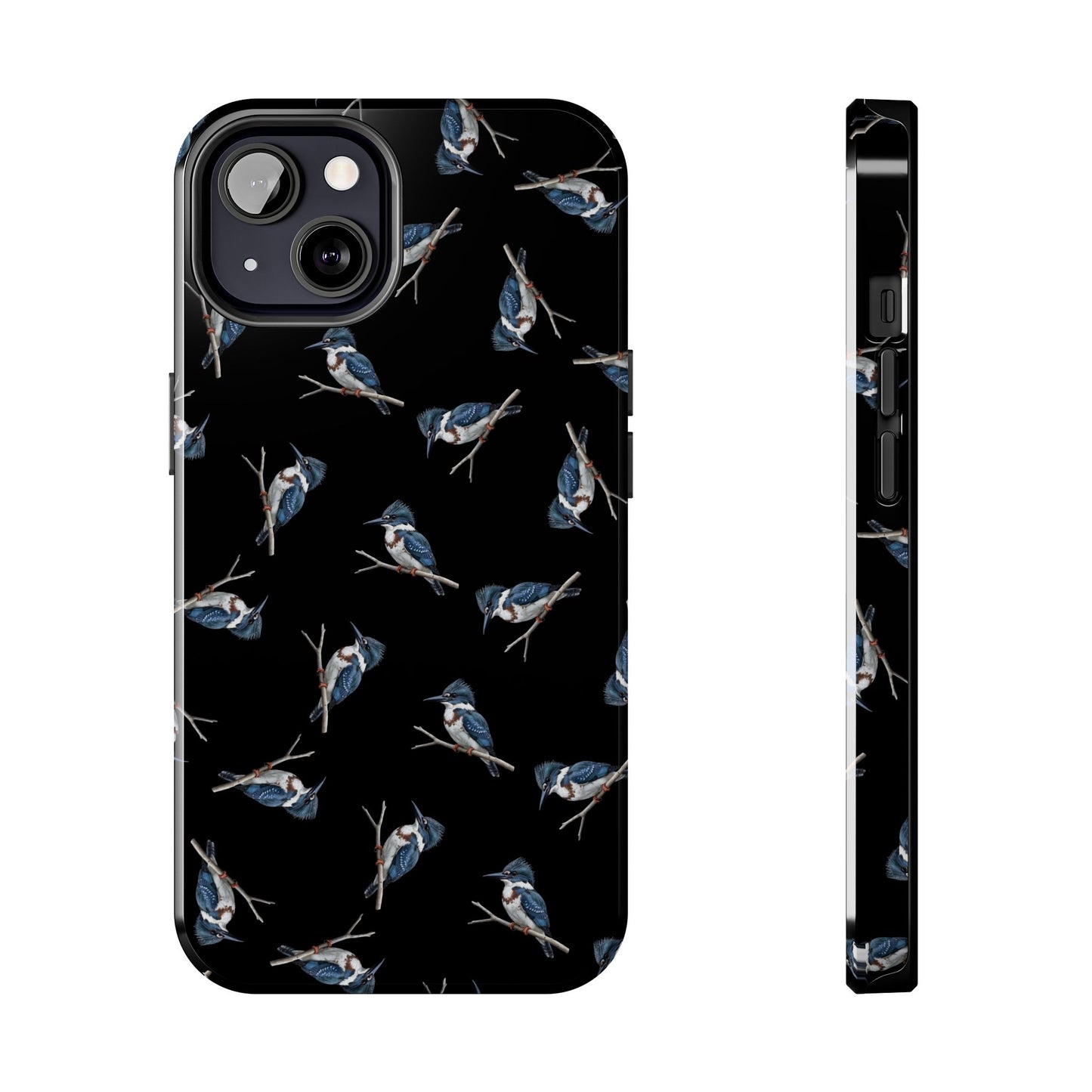Belted Kingfisher Phone Case – animal lover and bird style