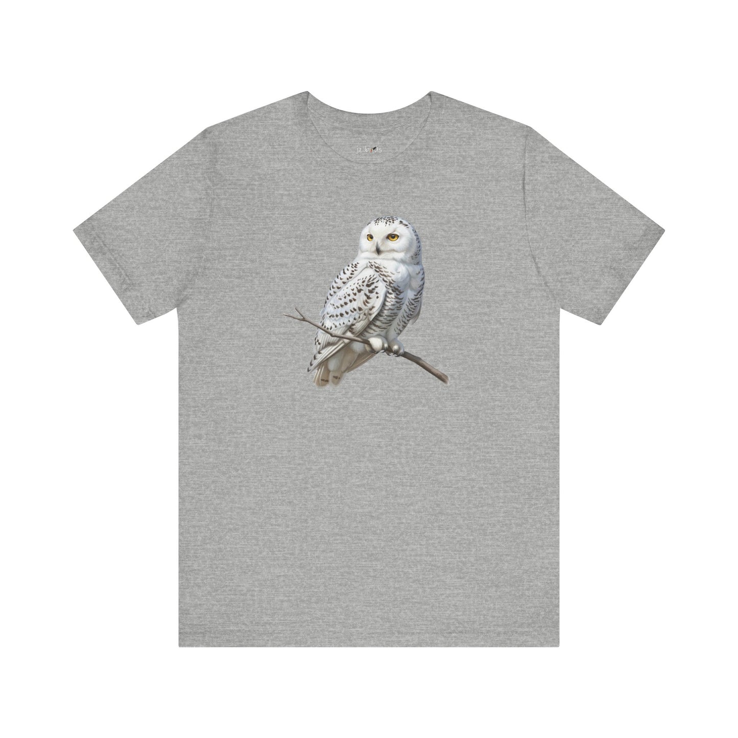 Snowy Owl T-Shirt | Unisex Bird Lover Tee | Wildlife Birder Gift
