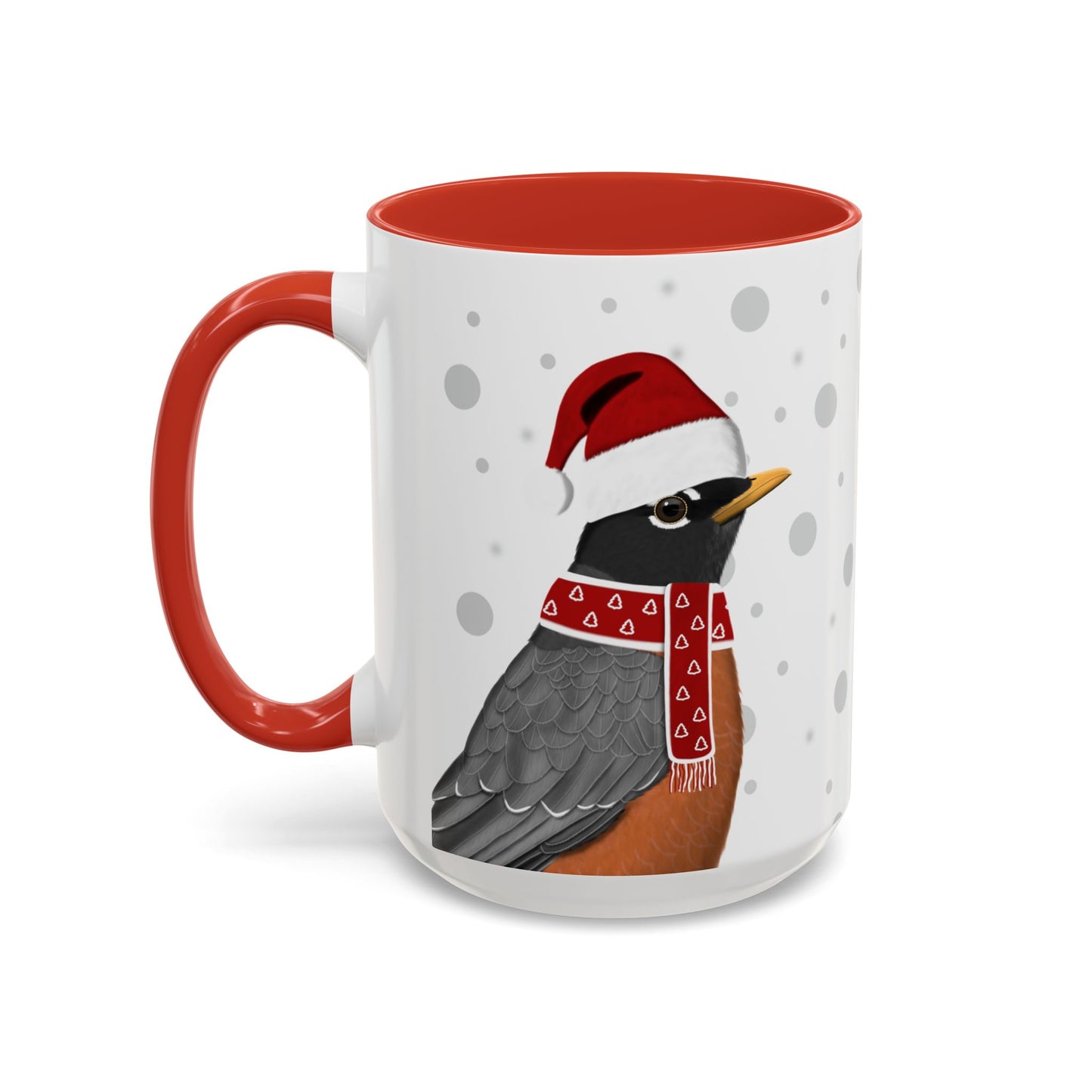 Robin Christmas Bird Coffee Mug