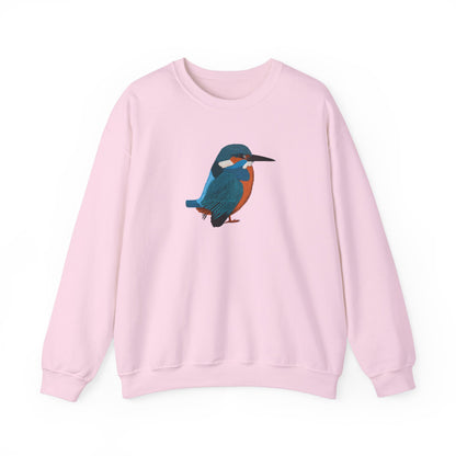 Kingfisher Bird Watcher Biologist Crewneck Sweatshirt