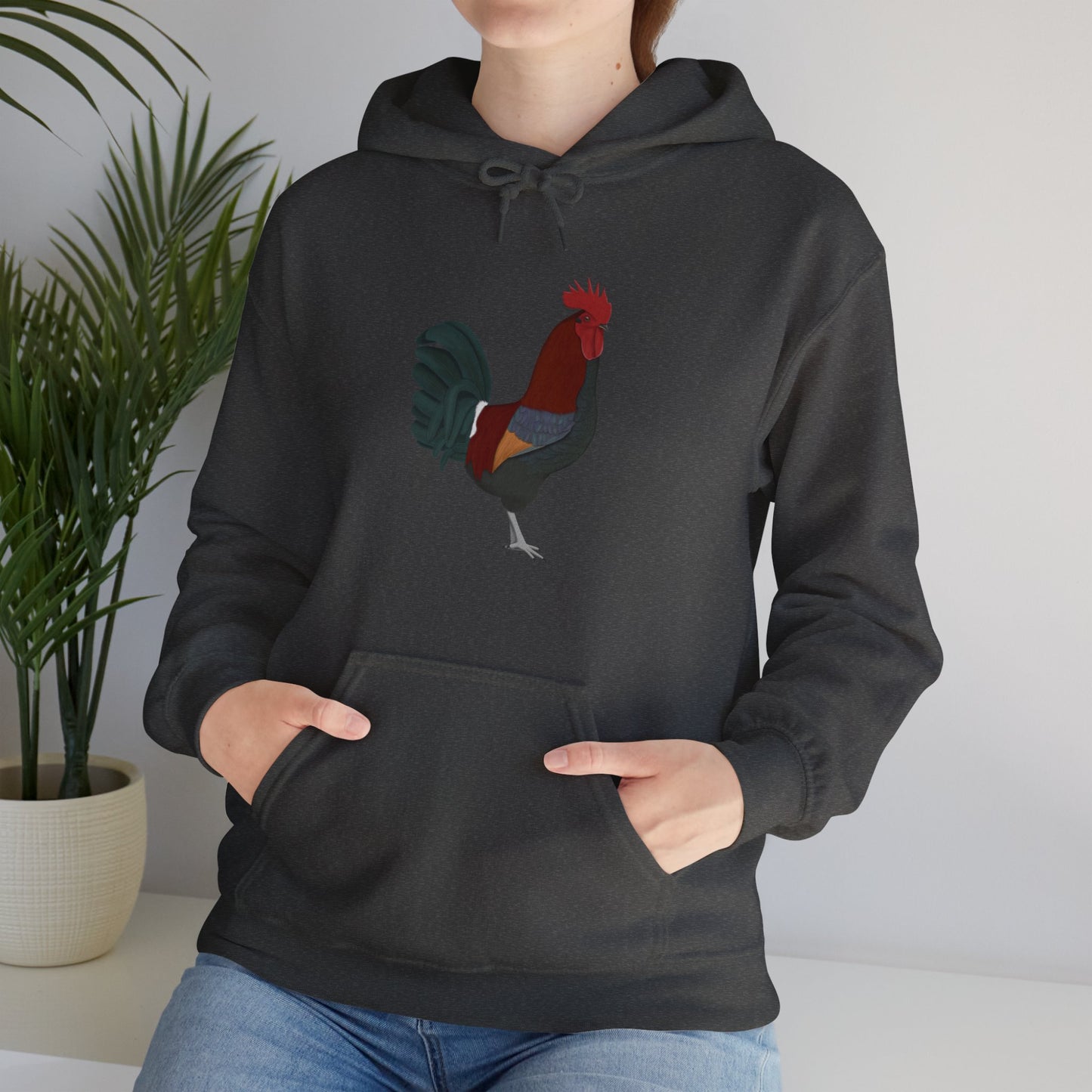 Rooster Bird Birdwatching Birder Hoodie