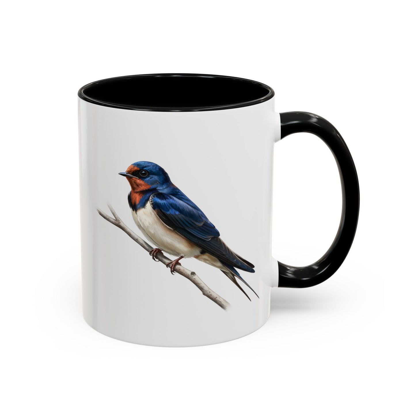 ツバメの陶器製コーヒーマグ – バードウォッチャーへのカスタムギフト