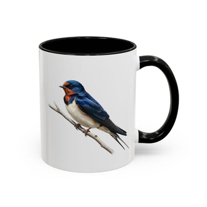 ツバメの陶器製コーヒーマグ – バードウォッチャーへのカスタムギフト