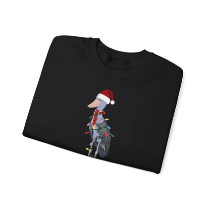 Schuhschnabel Weihnachts-Sweatshirt | Unisex Vogel Sweater für Vogelfreunde & Vogelbeobachter