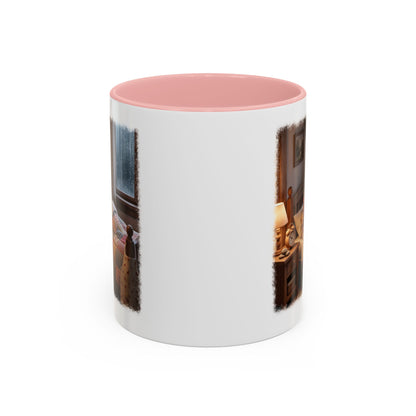 Robin Rosi Sleeping in Bed Mug for Bird Lovers
