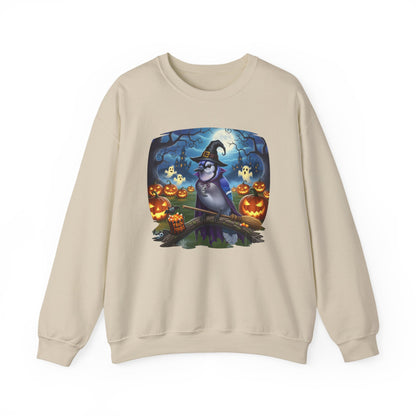 Blue Jay Halloween Bird Sweatshirt - Spooky Halloween Costume for Bird Lovers