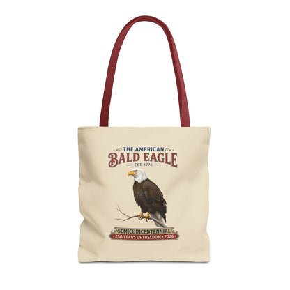 Vintage American Bald Eagle Tote Bag | US 250th Anniversary Semiquincentennial