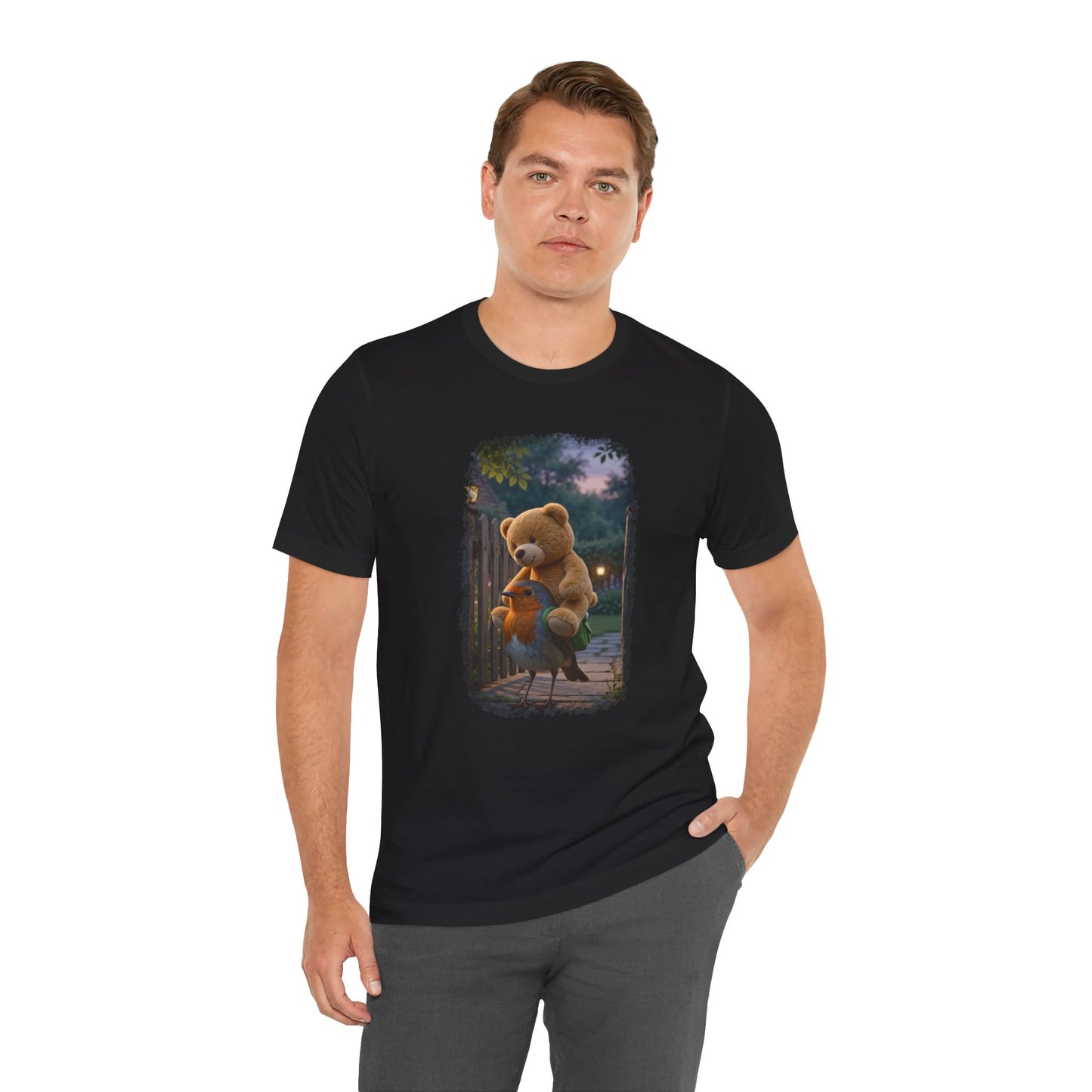 Rosi Rotkehlchen & der Riesen-Teddy Premium T-Shirt